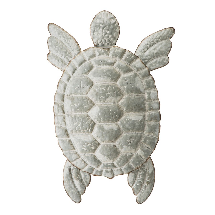 Outdoor Deacutecor * | Best Sale Ty Pennington Sea Turtle Metal Wall Decor, 31