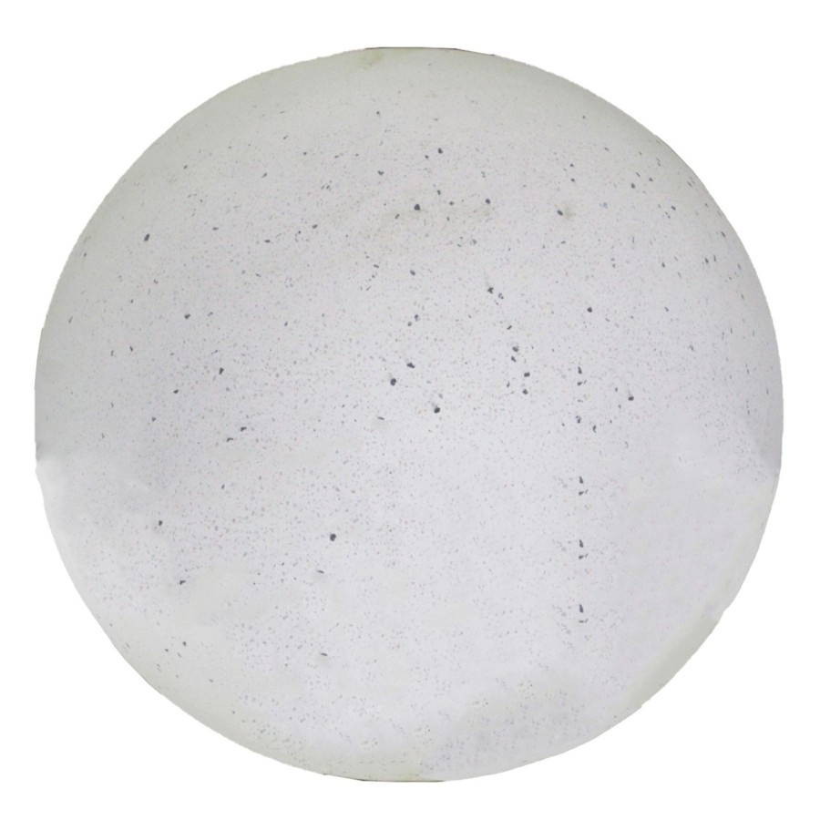 Outdoor Deacutecor * | Featured Outdoor White Terrazzo-Look Sphere Figurine, 10