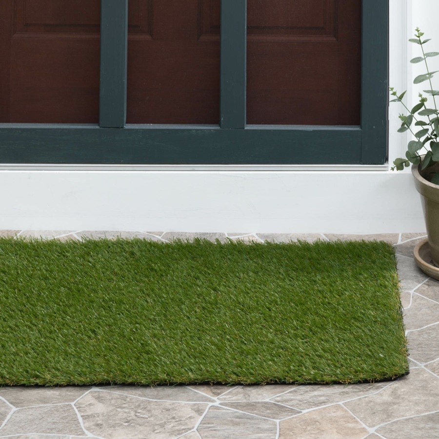 Rugs & Doormats * | Fire Sale E451 Artificial Turf Doormat 24X36