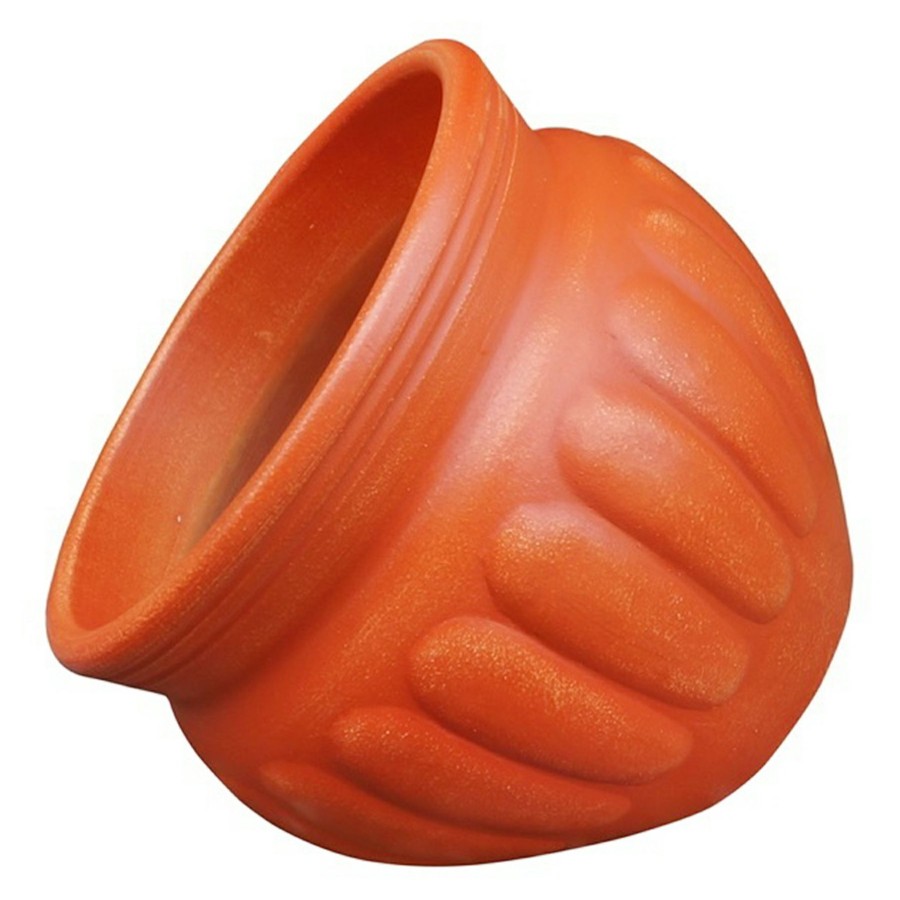 Pots & Planters * | Classical Orange Bohemian Bean Pot, Small