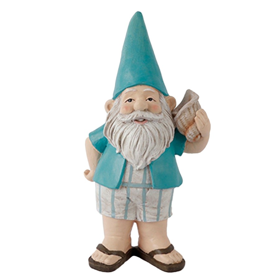 Outdoor Deacutecor * | Exquisite Gifts Ty Pennington Outdoor Beach Gnome Figurine, 14