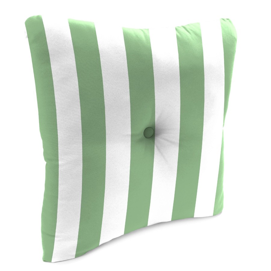 Cushions & Pillows * | Popular Aloe Awning Striped Tufted Outdoor Back Cushion