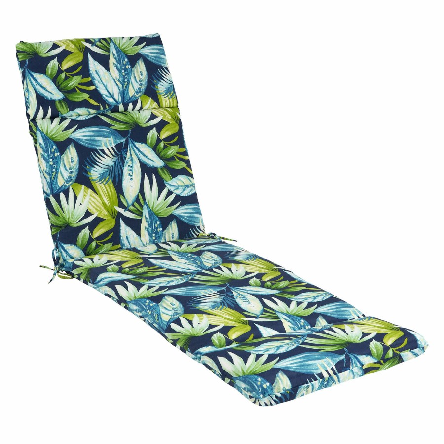 Cushions & Pillows * | Gift Selection Seneca Navy Universal Outdoor Chaise Lounge Cushion