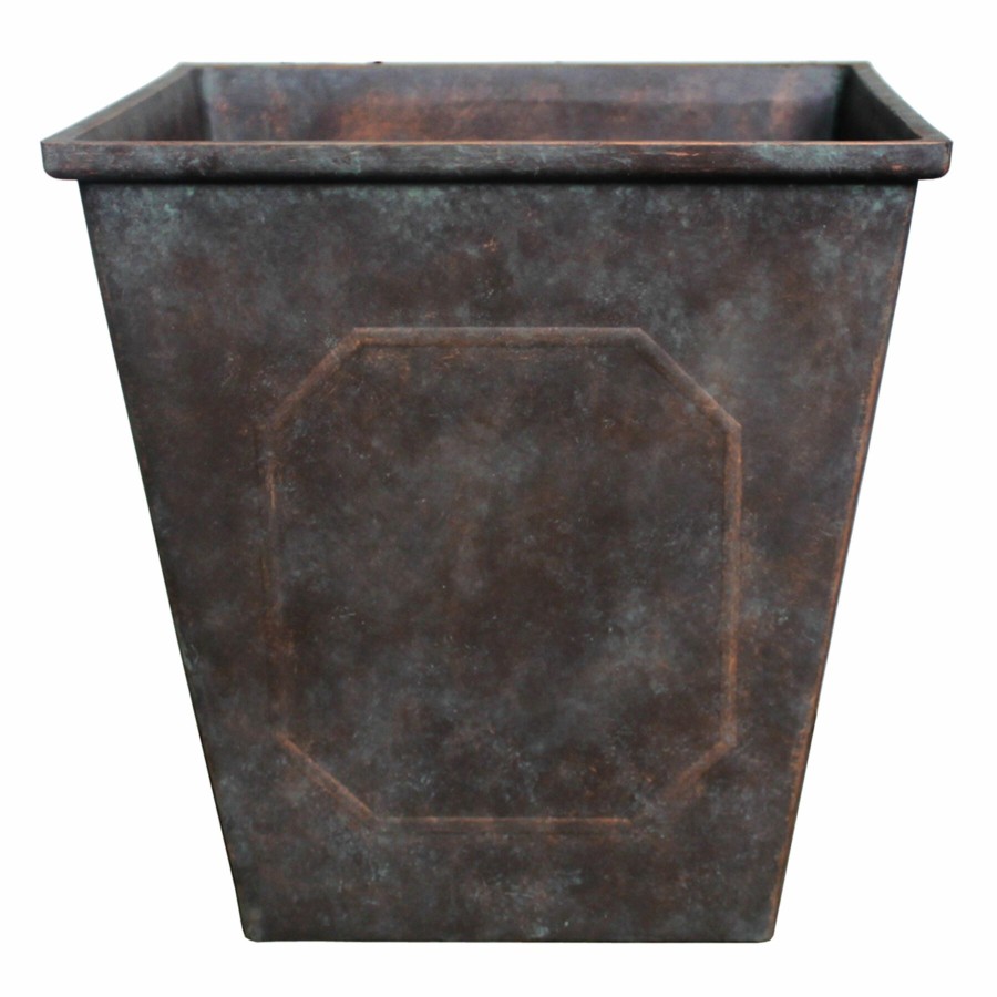 Pots & Planters * | Free Delivery Verdigis Square Planter, 14