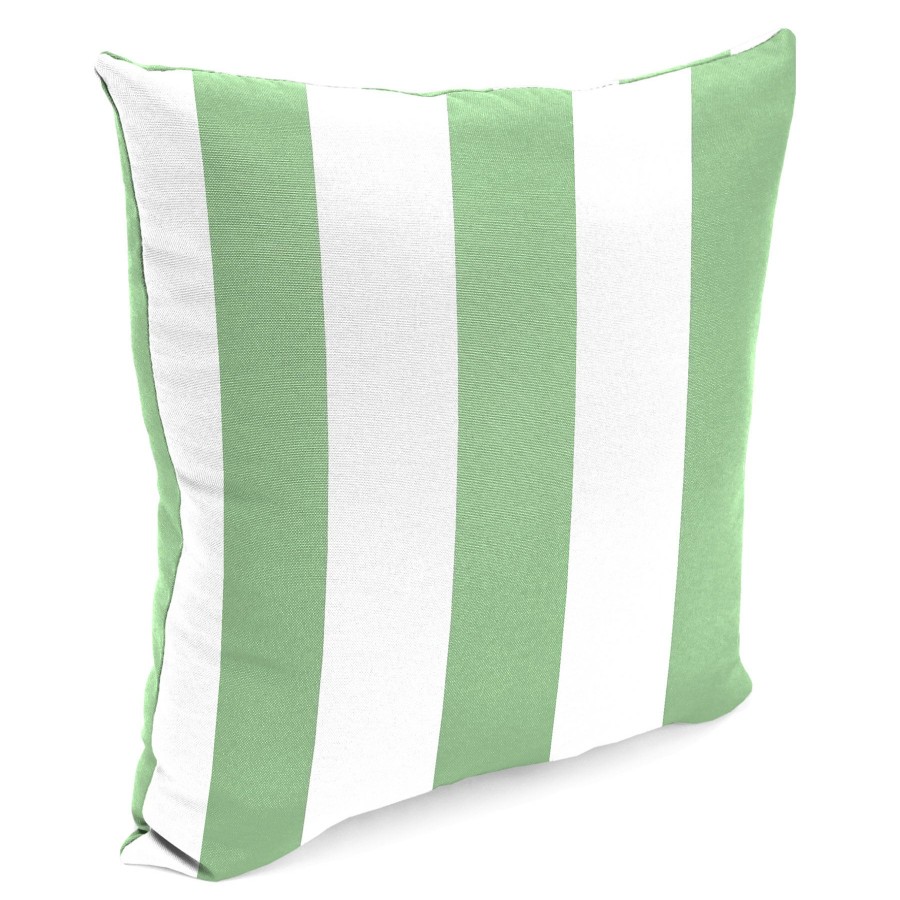 Cushions & Pillows * | New Threads Aloe Awning Striped Outdoor Throw Pillow, 16