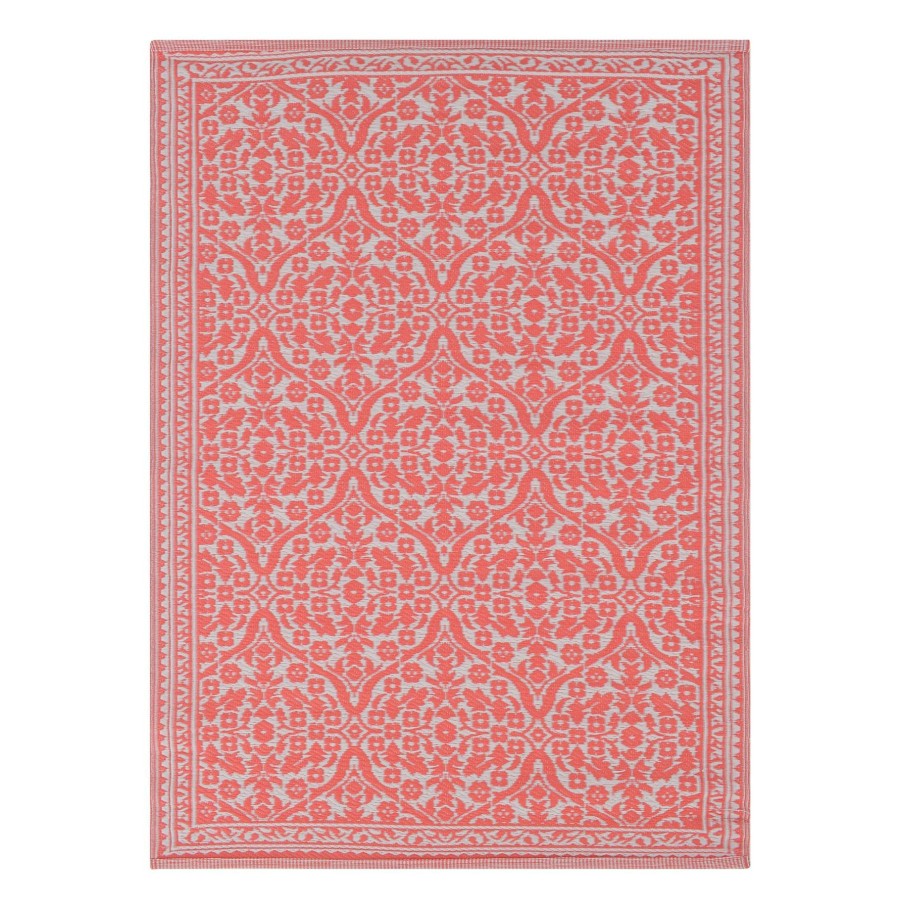 Rugs & Doormats * | Latest Red Medallion Outdoor Area Rug, 5 7