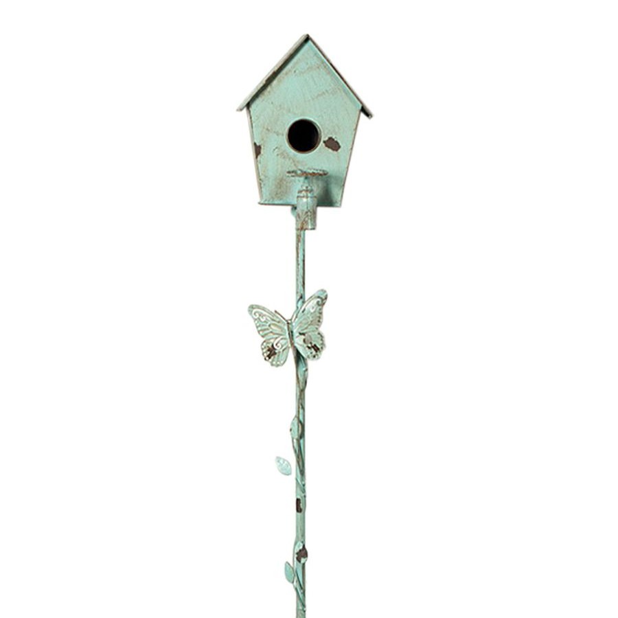 Outdoor Deacutecor * | Latest Green Bird House Stake