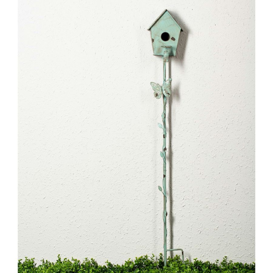 Outdoor Deacutecor * | Latest Green Bird House Stake