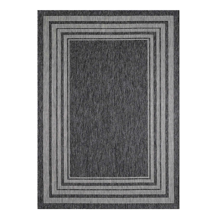 Rugs & Doormats * | Classical (E453) Avrie Amira Black Border Area Rug, 5 7