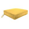 Cushions & Pillows * | Premium Butter Yellow Canvas Outdoor Gusseted Deep Seat Cushion