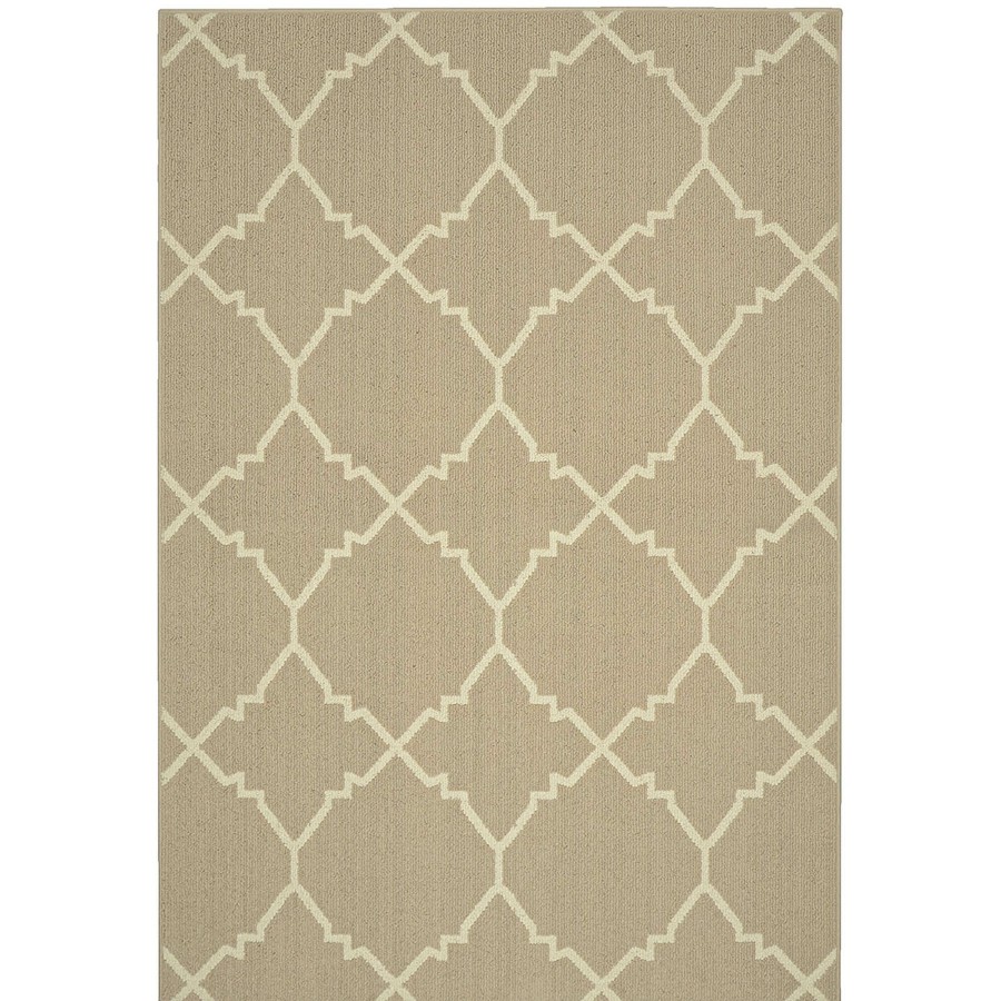 Rugs & Doormats * | Best Sale (E314) Cardington Tan & Ivory Indoor & Outdoor Area Rug, 5 7