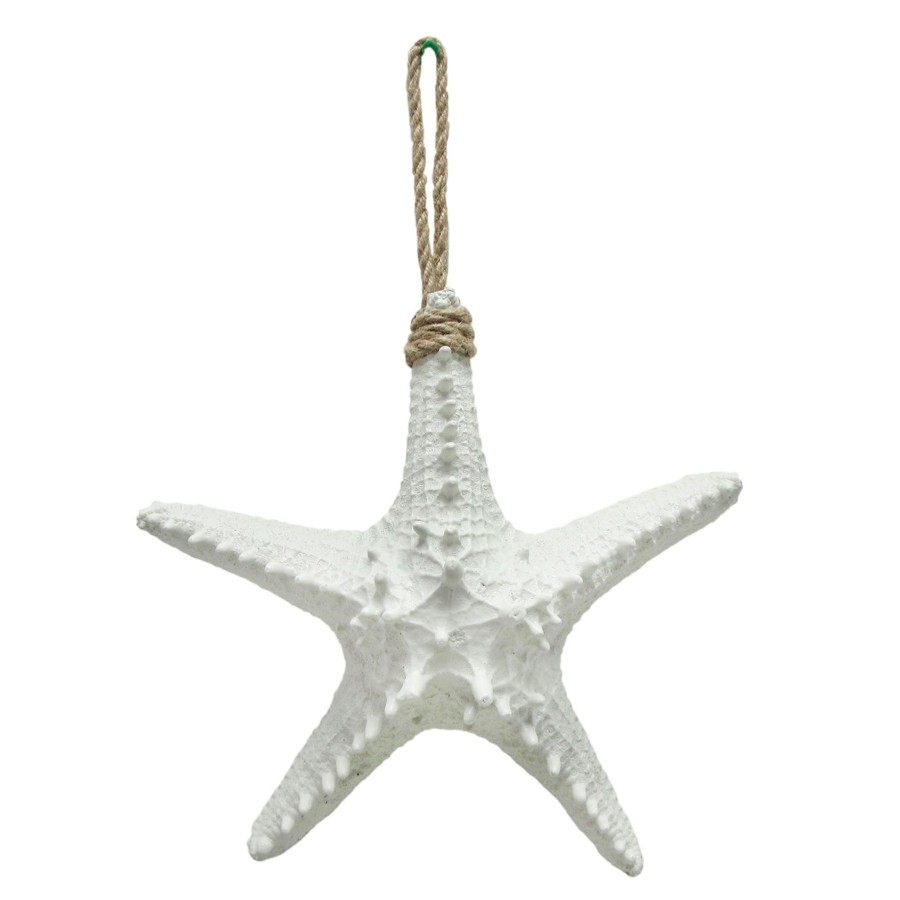 Outdoor Deacutecor * | Large Choice Ty Pennington Hanging White Starfish, 8