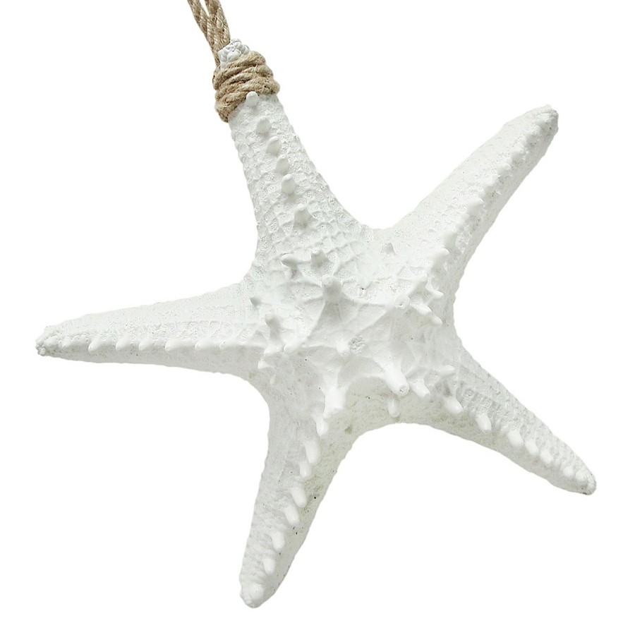 Outdoor Deacutecor * | Large Choice Ty Pennington Hanging White Starfish, 8