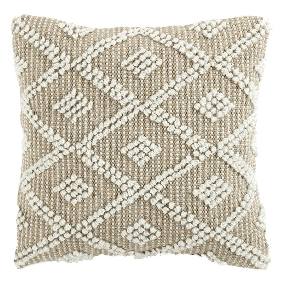 Cushions & Pillows * | Gift Selection Laila Ali Adelyn Neutral Outdoor Throw Pillow, 16