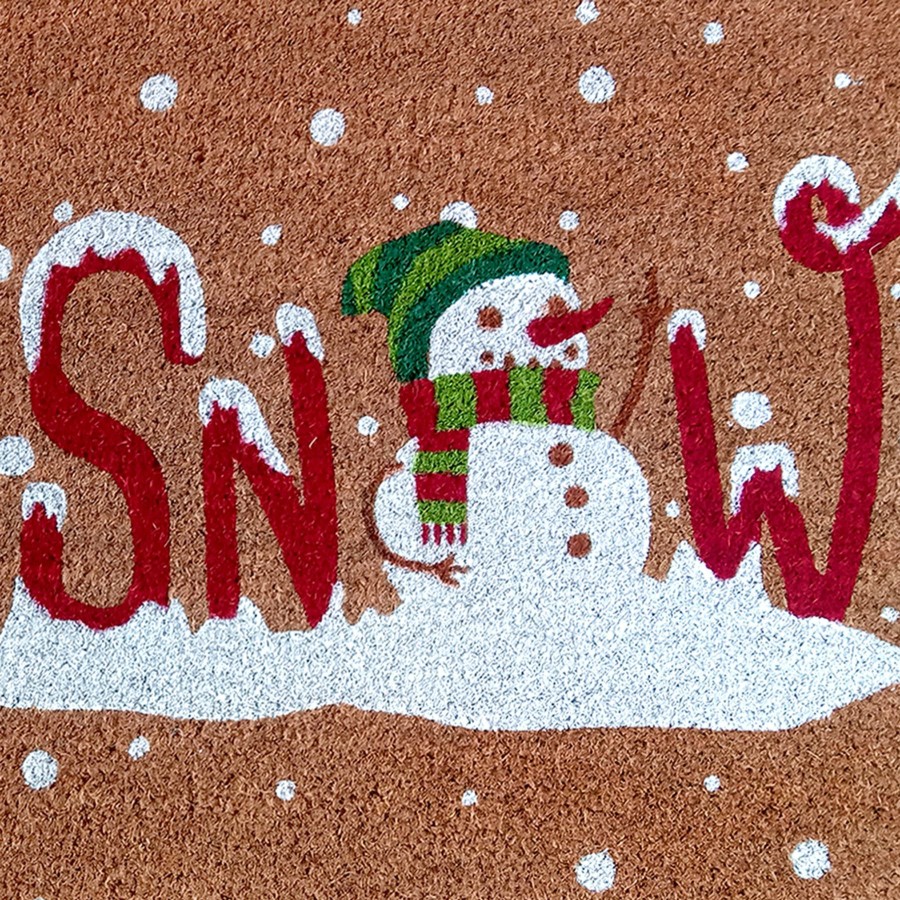 Rugs & Doormats * | Latest Let It Snow Coir Mat, 18 30