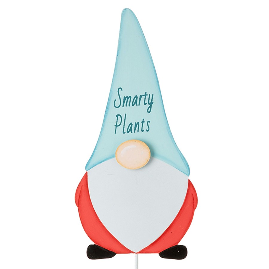 Outdoor Deacutecor * | Clearance Sale Smarty Plants Gnome Metal Garden Pick, 16