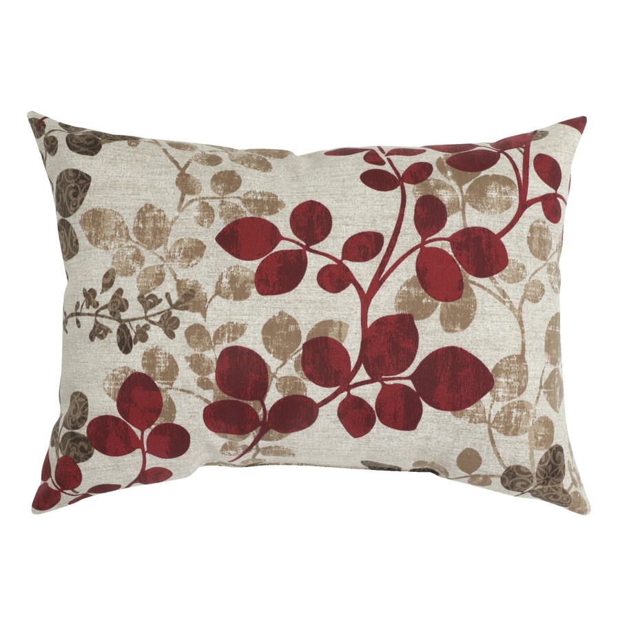 Cushions & Pillows * | Latest Cabrera Sangria Outdoor Lumbar Throw Pillow, 14 20