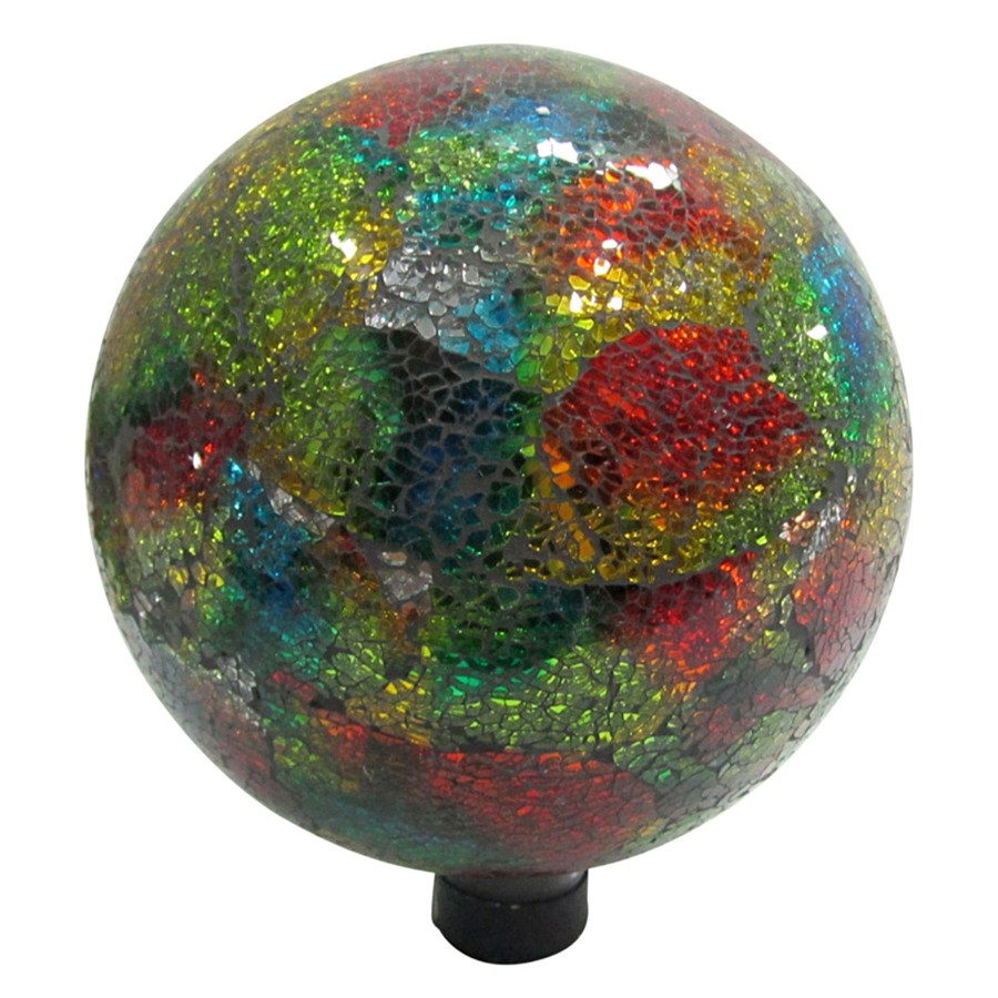 Outdoor Deacutecor * | Classical 10In. Shatter Mosaic Glass Gazing Ball/Rubber Cap