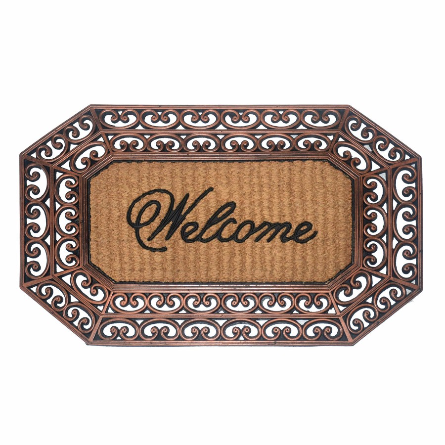 Rugs & Doormats * | Featured Dynasty Welcome Scroll Coir Mat, 24 40