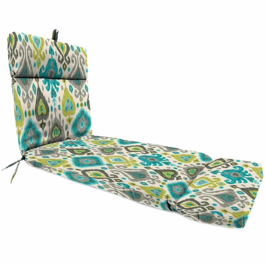 Cushions & Pillows * | Popular Paso Turquoise Universal Outdoor Chaise Lounge Cushion