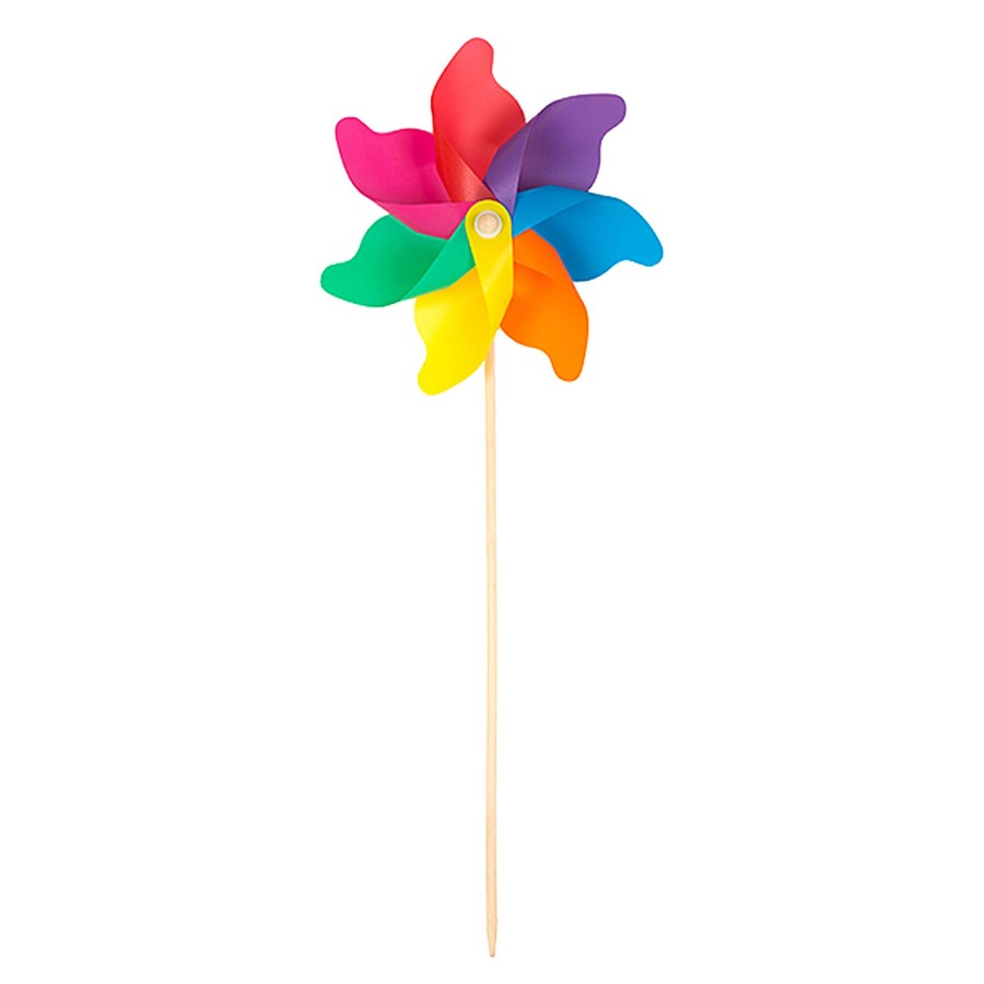 Outdoor Deacutecor * | Popular Multicolor Plastic Whirligig, 19