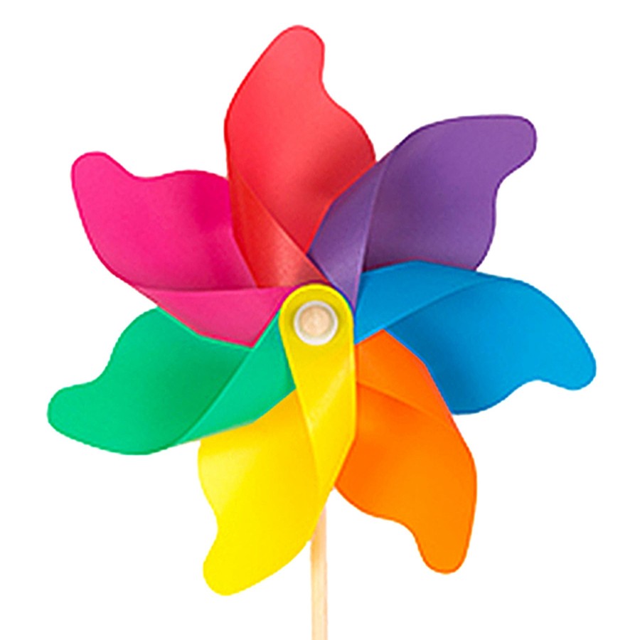 Outdoor Deacutecor * | Popular Multicolor Plastic Whirligig, 19