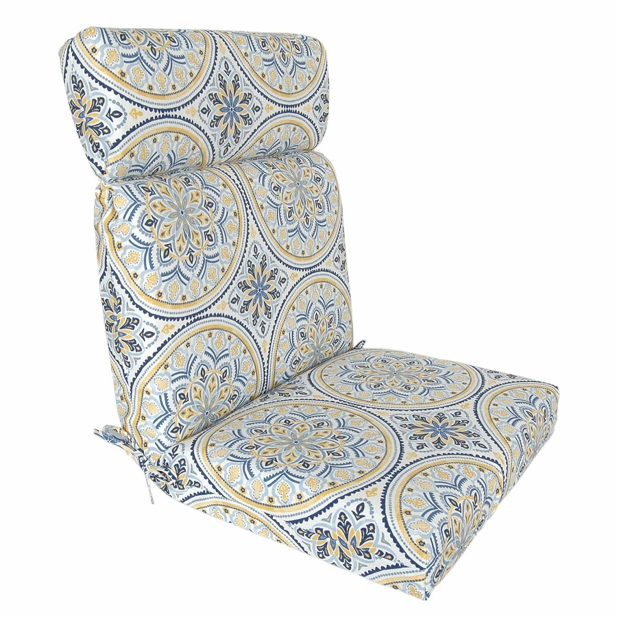 Cushions & Pillows * | Featured Castille Mandala Outdoor Hinged Chair Cushion