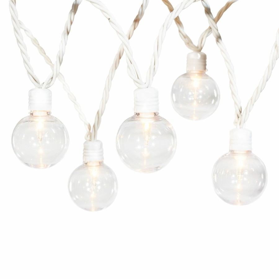 Lighting * | Sale 40-Count G40 Globe String Light Set, White Wire