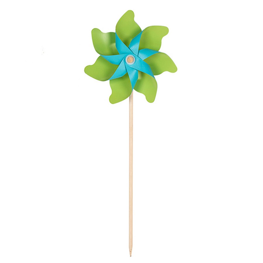 Outdoor Deacutecor * | Classical Green & Blue Plastic Whirligig, 19