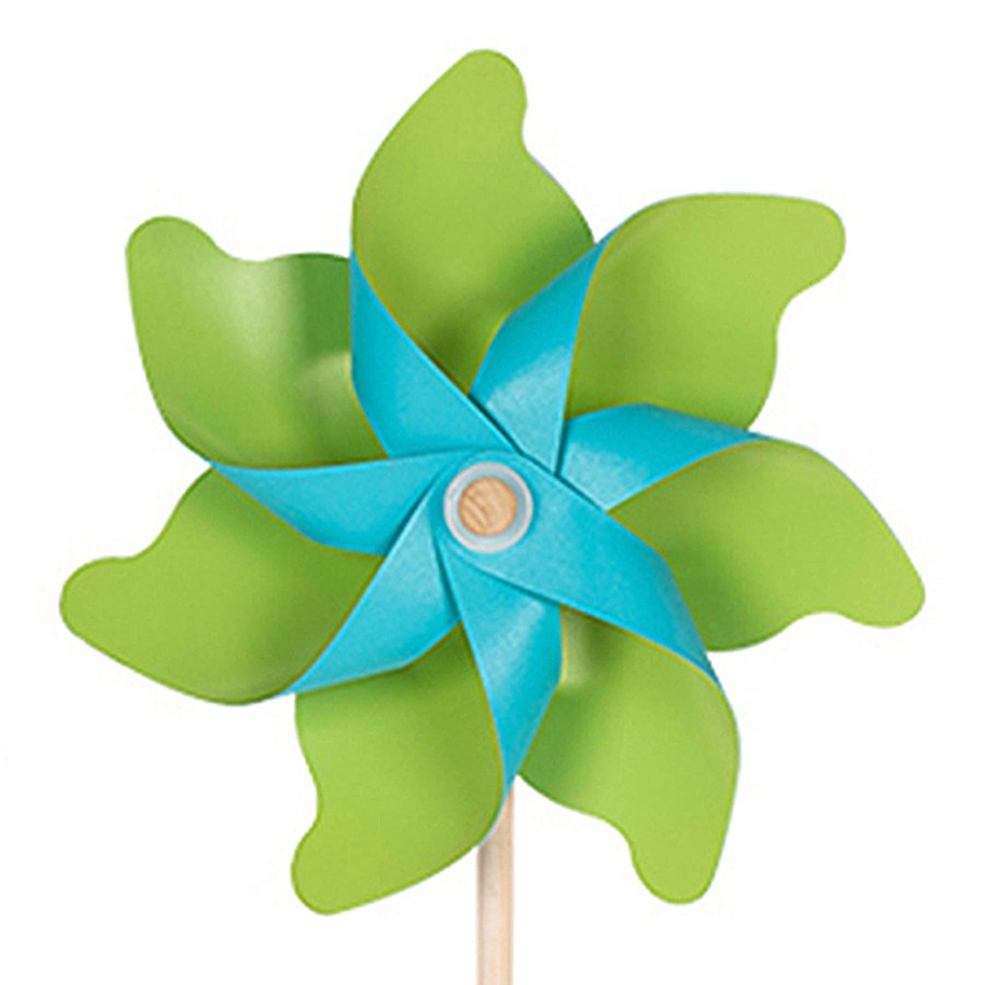 Outdoor Deacutecor * | Classical Green & Blue Plastic Whirligig, 19