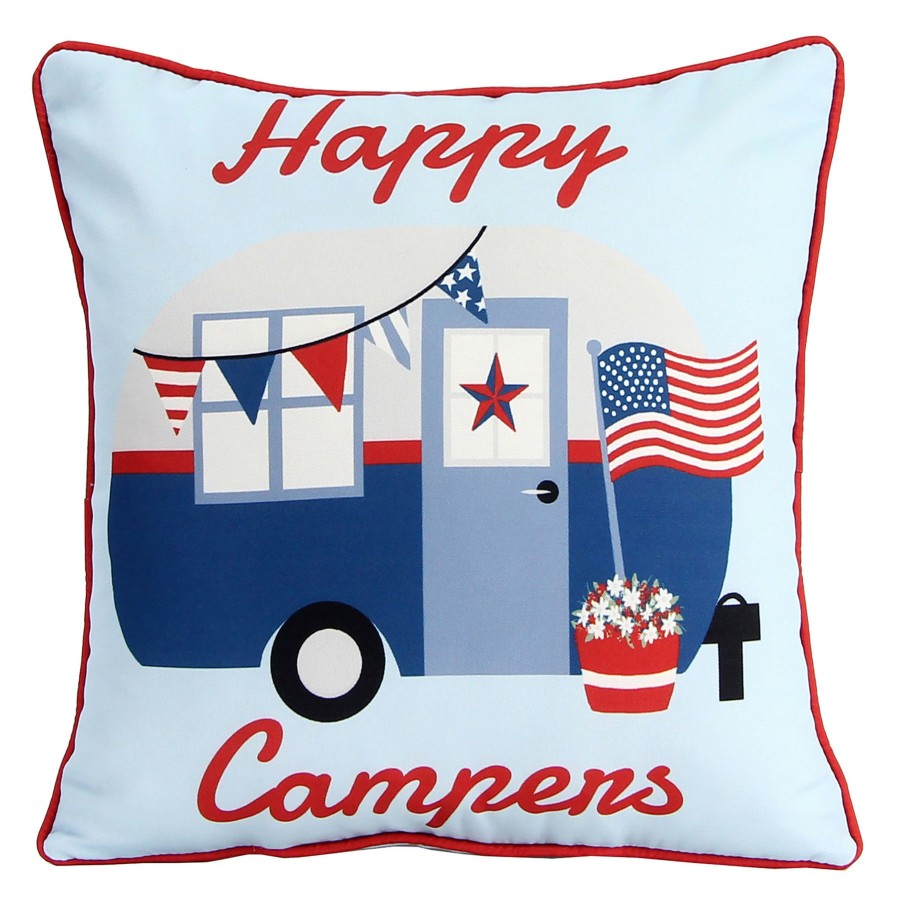 Cushions & Pillows * | Best Sale Pat Happy Campers Pillow