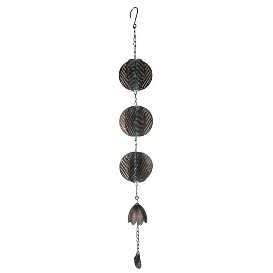 Outdoor Deacutecor * | Featured Metal Hanging Garden Chime, 36