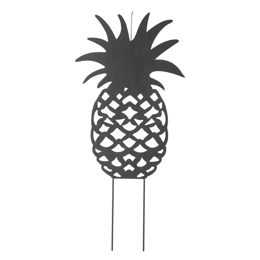 Outdoor Deacutecor * | Gift Selection Grace Mitchell Pineapple Cutout Yard Stake, 30