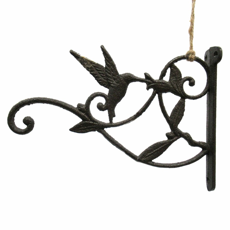 Outdoor Deacutecor * | Sale Rustic Hummingbird Metal Wall Decor, 10 7