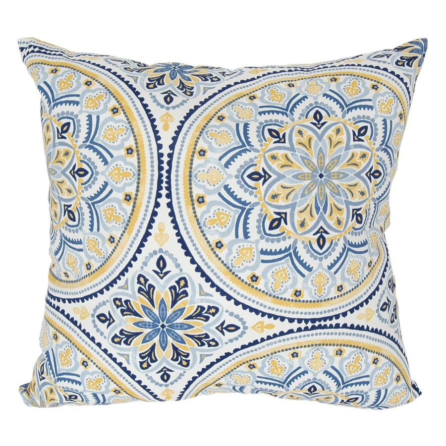 Cushions & Pillows * | New Threads Castille Multicolored Mandala Oversized Outdoor Throw Pillow, 20