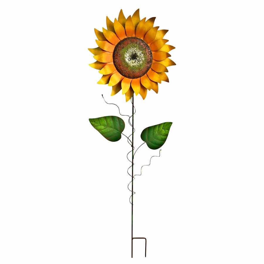 Outdoor Deacutecor * | Free Delivery Sunflower Stake