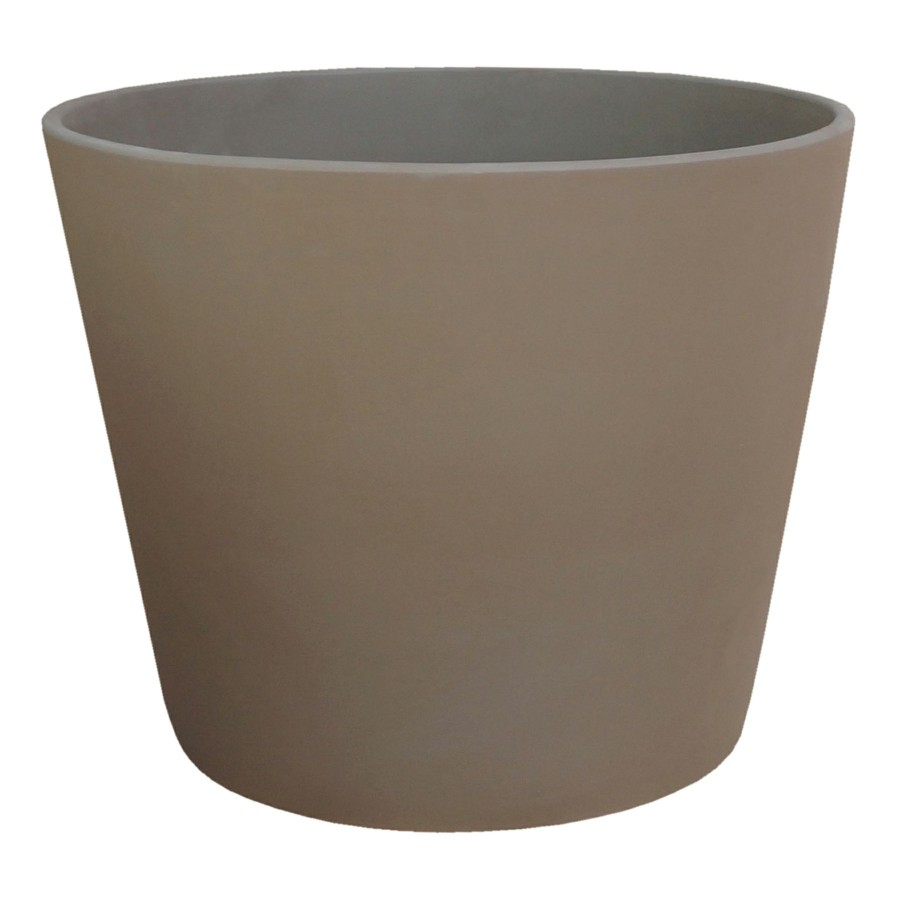 Pots & Planters * | Premium 12In Brown Ter Pot