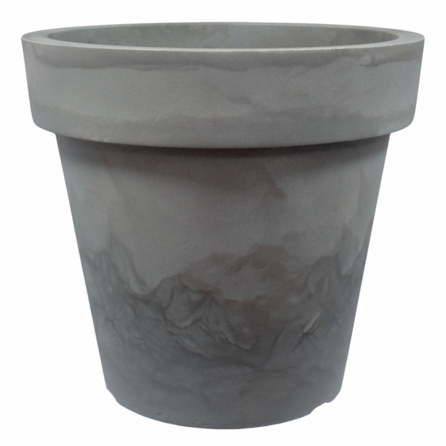 Pots & Planters * | Latest All-Weather Round Burnt Cement Planter, 13