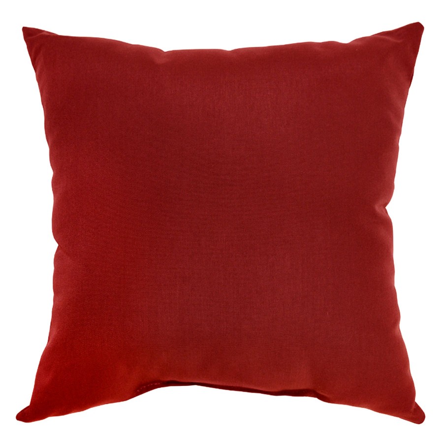 Cushions & Pillows * | New Threads Brick Red Canvas Outdoor Throw Pillow, 16