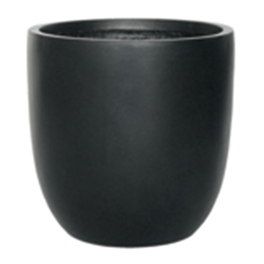 Pots & Planters * | Latest Warrenton Black Egg-Shaped Planter, 8.5