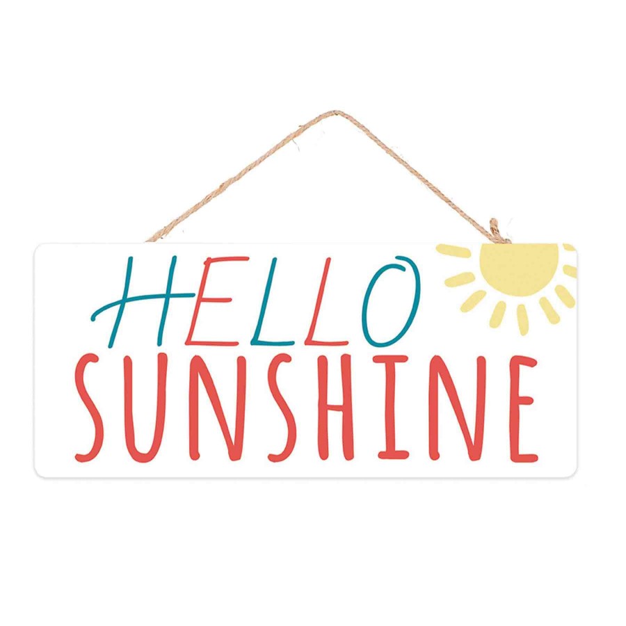 Outdoor Deacutecor * | Premium Hello Sunshine Metal Wall Sign, 12