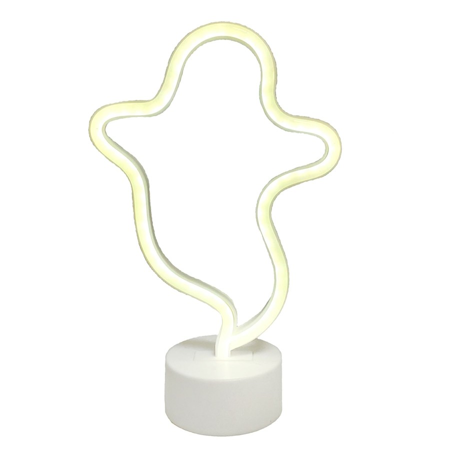 Lighting * | Clearance Sale White Led Ghost Halloween Light