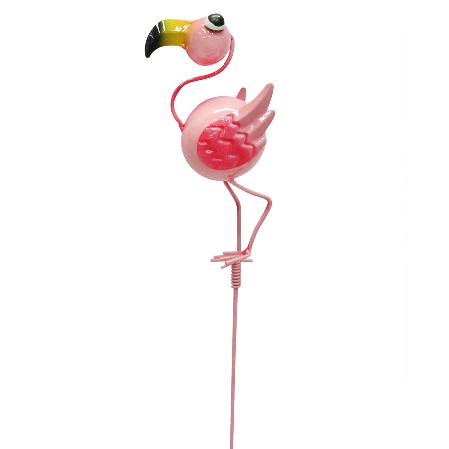 Outdoor Deacutecor * | Featured Pink Flamingo Garden Stake, 31