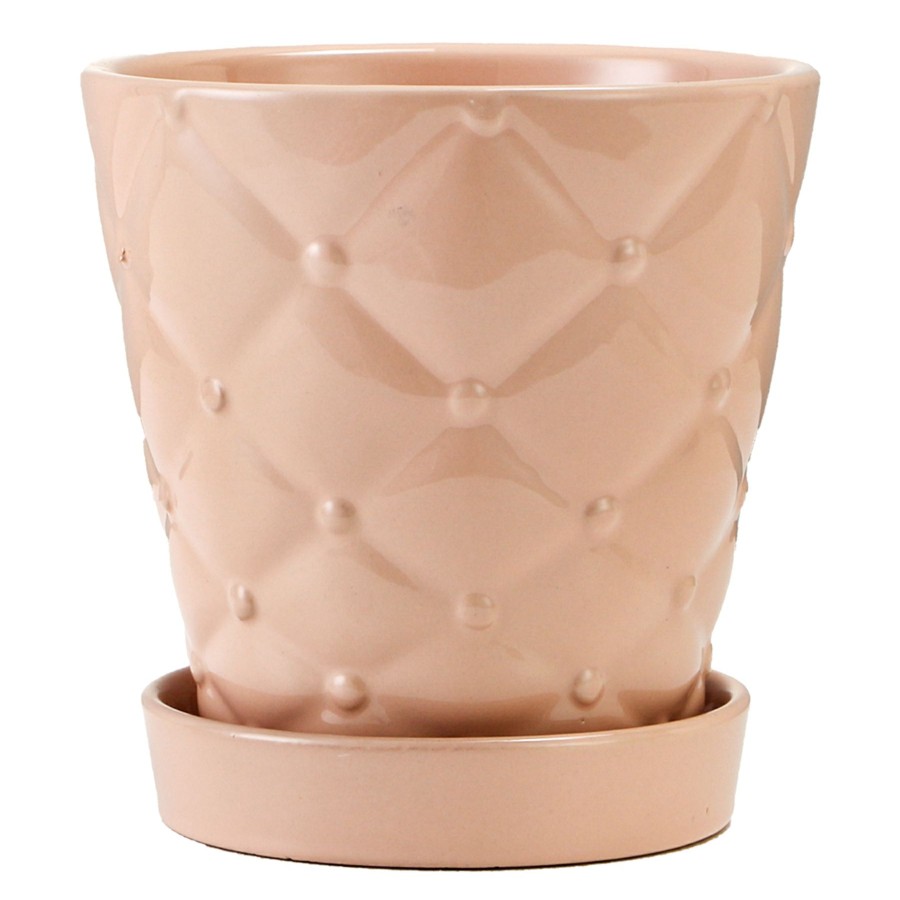 Pots & Planters * | Featured Quincy Blush Pink Ceramic Planter, 6