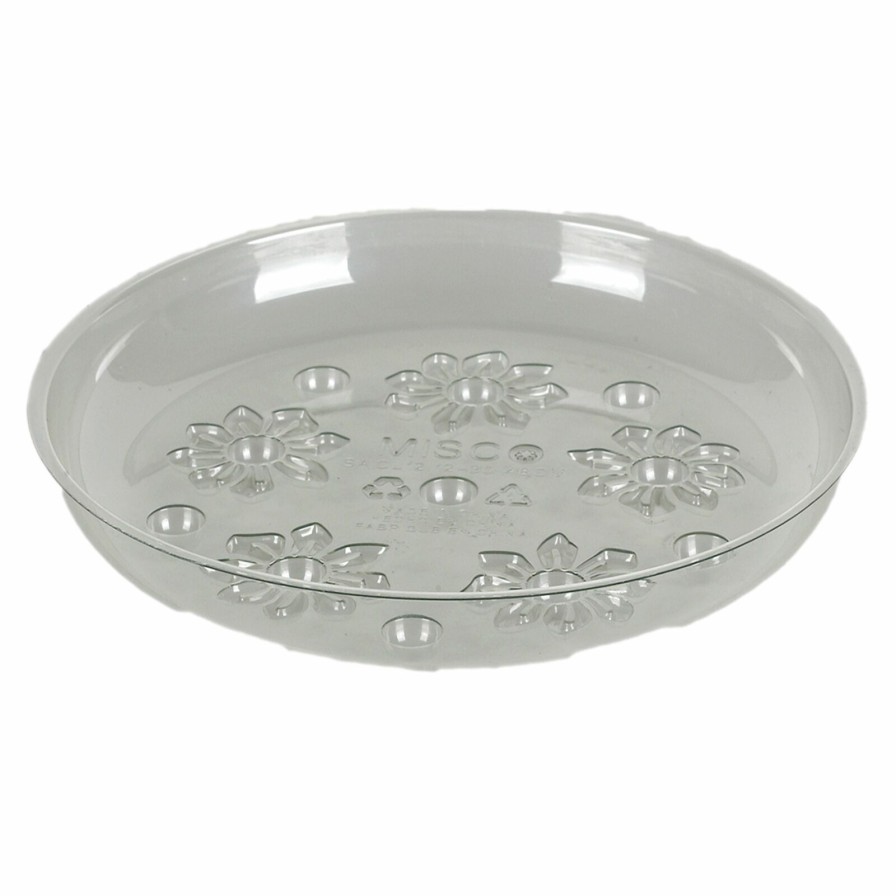 Pots & Planters * | Exclusive Design Clear Plastic Floor Guard Saucer, 8