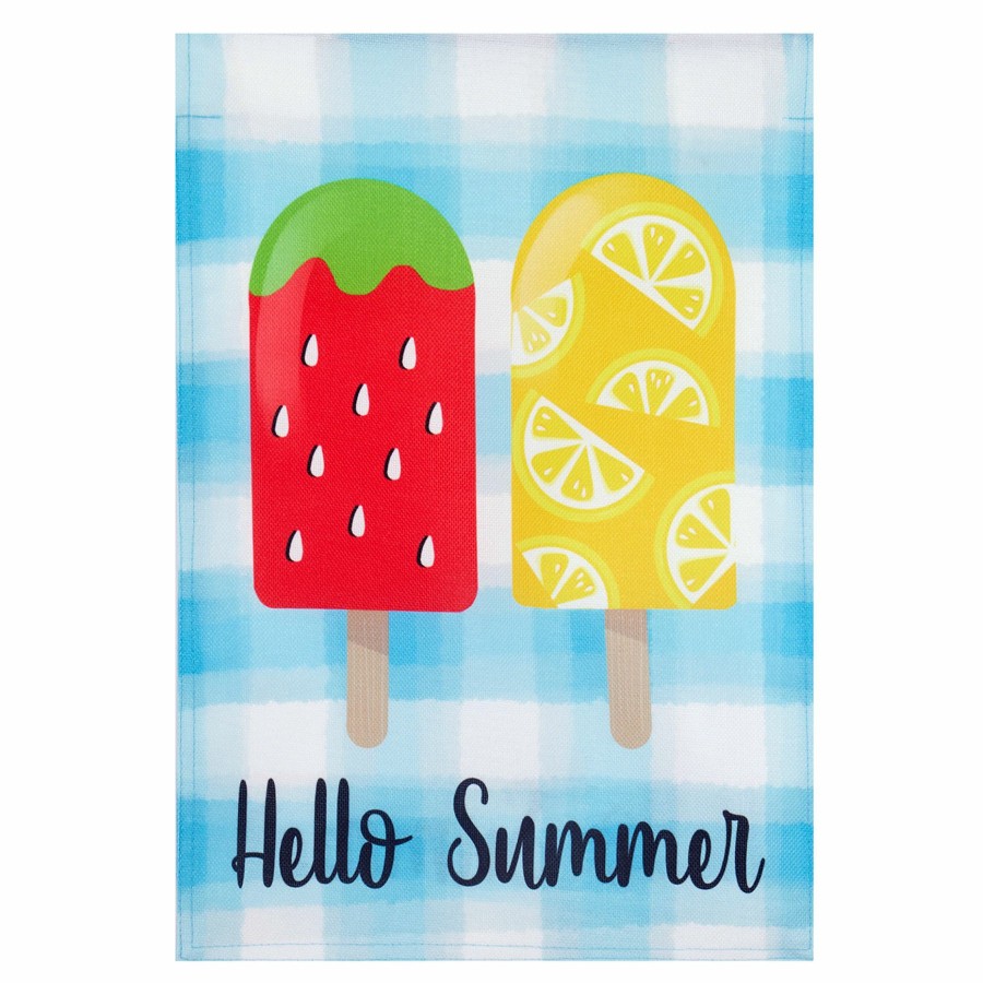 Outdoor Deacutecor * | Classical Hello Summer Garden Flag, 18