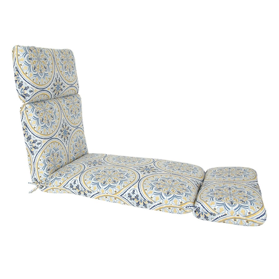 Cushions & Pillows * | Exclusive Design Castille Mandala Universal Outdoor Chaise Lounge Cushion