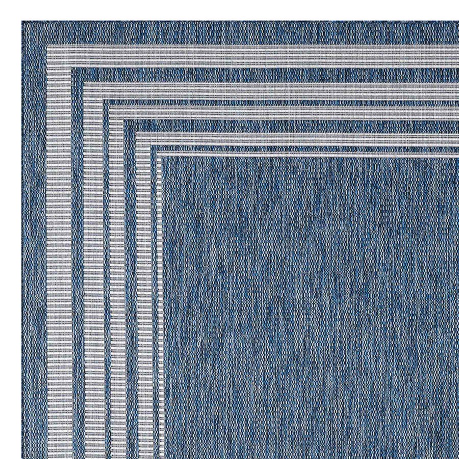 Rugs & Doormats * | New Threads (E454) Avrie Amira Blue Border Area Rug, 5 7