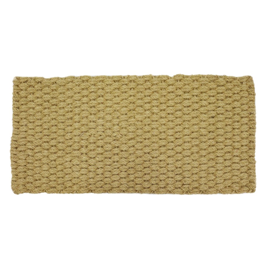 Rugs & Doormats * | Free Delivery Braided Natural Coir Mat, 22 47