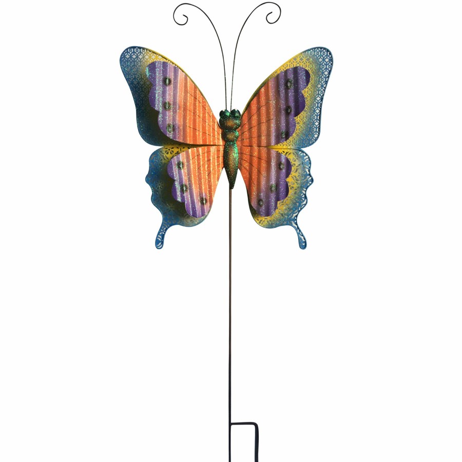 Outdoor Deacutecor * | Gift Selection 38.5X16 Butterfly Stake